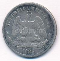 Mexikó / Guanajuato 1874. 25c Ag T:2- ph. 
Mexico / Guanajuato 1874. 25 Centavos Ag C:XF edge error...