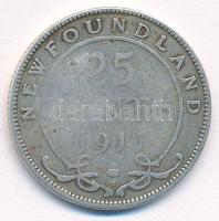 Kanada / Új-Fundland 1917C 25c Ag "V. György" T:2-,3  
Canada / Newfoundland 1917C 25 Cen...