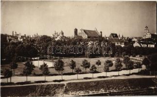 8 db régi lengyel városképes lap / 8 pre-1945 Polish town-view postcards