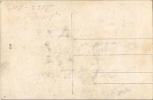 Borsa, Borscha; utca katonákkal / Banyer Strasse / street view with soldiers