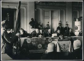 1935 Rektori konferencia, 4 db fotó, 9×14 és 17×23 cm-es méretben