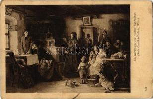 18 db régi művészlap / 18 pre-1945 art postcards