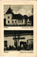 1928 Sárosd, Gróf Eszterházy kastély, Hangya fogyasztási szövetkezet üzlete és saját kiadása