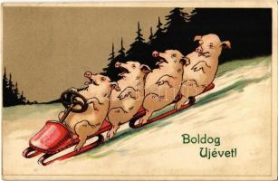 21 db régi grafikai motívumlap: művészlapok, üdvözlőlapok, gyerekek, téli sport, közte litho / 21 pr...