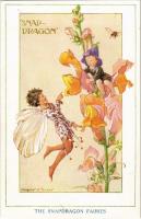 6 db régi tündérmese művészlap Margaret W. Tarrant szignójával / 6 pre-1945 fairytale illustration art postcards signed by Margaret W. Tarrant