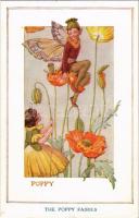 6 db régi tündérmese művészlap Margaret W. Tarrant szignójával / 6 pre-1945 fairytale illustration a...