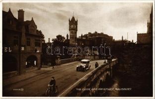 Salisbury - 9 pre-1945 unused town-view postcards