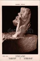 8 db régi művészlap Auguste Rodin francia szobrászművész munkáiról / 8 pre-1945 art postcards with the works of Auguste Rodin, French sculptor