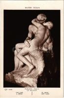 8 db régi művészlap Auguste Rodin francia szobrászművész munkáiról / 8 pre-1945 art postcards with t...