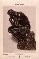 8 db régi művészlap Auguste Rodin francia szobrászművész munkáiról / 8 pre-1945 art postcards with t...