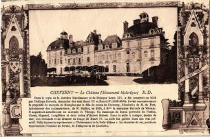 25 db régi francia városképes lap; kastélyok, templomok / 25 pre-1945 French town-view postcards; castles, churches