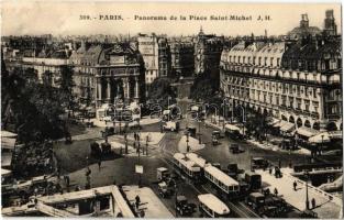 Paris, Párizs - 33 db régi városképes lap / 33 pre-1945 town-view postcards