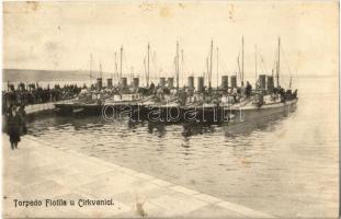 1909 Crikvenica, Cirkvenica; Torpedo Flotila / K.u.K. Kriegsmarine Torpedo Flottille / Austro-Hungarian Navy torpedo fleet