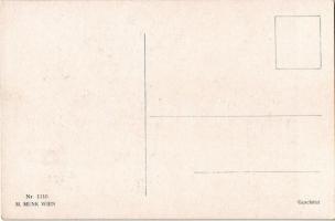 Jetzt nur noch das Theresienkreuz! / K.u.K. (Austro-Hungarian) military art postcard. M. Munk Wien N...