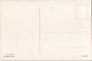 Wir werden durchhalten! / K.u.K. (Austro-Hungarian) military art postcard. M. Munk Wien Nr. 1110. s:...