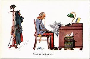 Noch zu verwenden / K.u.K. (Austro-Hungarian) military art postcard. M. Munk Wien Nr. 1110. s: Ferry Allé