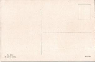 Noch zu verwenden / K.u.K. (Austro-Hungarian) military art postcard. M. Munk Wien Nr. 1110. s: Ferry...