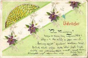 20 db régi motívumlap: romantikus üdvözlőlapok, folklór és művészlapok, hölgyek, stb. közte pár lith...