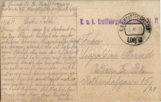 1917 Austro-Hungarian motor convoy soldiers with automobileS. photo + "K.u.K. Kraftwagenkolonne...