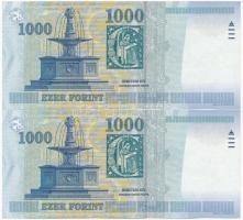 2000. 1000Ft "Millenium" "DE 6776882 - DE 6776883" T:I 
Hungary 2000. 1000 Fori...