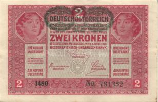 1912. 100K(1x), 1917. 2K(4x) fekete "Deutschösterreich fny-sal T:II + Ausztria 1922. 1000K Osztrák-magyar Bank T:III + 1930. 20P T:III + 1930 100P "*"-gal T:II összesen 8db bankjegy