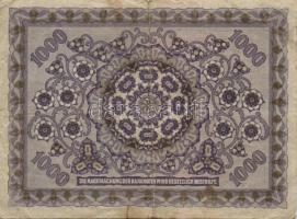 1912. 100K(1x), 1917. 2K(4x) fekete "Deutschösterreich fny-sal T:II + Ausztria 1922. 1000K Oszt...