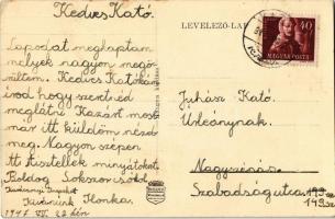 Kazár, Községháza, Római katolikus templom és iskola, Fő utca, Hősök szobra, Hangya szövetkezet üzle...