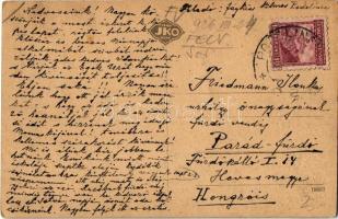 Podolin, Podolínec (Szepes, Zips); tér, templom, benzin-autó és motor olaj, Kiefer üzlete / square, ...