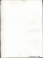 Kovács Lajos (?-?): 2 db aktfotó 1984, hátuljukon feliratozva, 24×18 cm