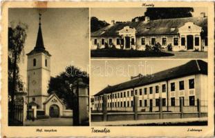 1942 Tornalja, Tornaalja, Tornala; Református templom, Tornallyay kastély, laktanya / Calvinist church, castle, military barracks (EB)