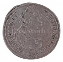 1663K-B 15kr Ag "I. Lipót" (6,31g) T:1-,2 / 
Hungary 1663K-B 15 Kreuzer Ag "Leopold ...
