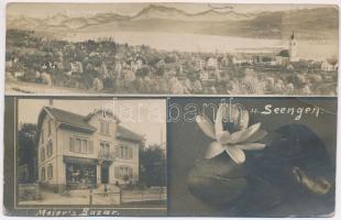 1922 Seengen, Hs. Meier-Hegnauer Bazar / bazar shop, floral (r)