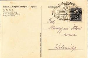 Az ősi kardot forgasd meg újra s mit megszereztünk, még tied lehet!  / Hungarian irredenta art postc...