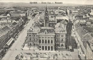 Újvidék with synagogue