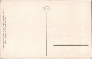 Die bäyrischen Löwen / WWI German military anti-French art postcard, Bavarian lions. Kunsthandlung E...