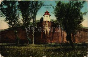 1916 Komárom, Komárno; Kőszűz a várban. Kiadja Czike Dénes / castle wall, monument (kopott sarkak / worn corners)