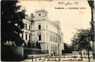 1915 Komárom, Komárno; Igazságügyi Palota. Kiadja a Jókai Könyvnyomda / Palace of Justice (EB)