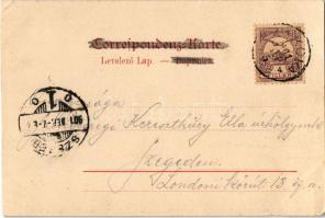 1901 Ein Schwarm zur Verlängerung des rechten Flügels. Gruss / K.u.K. (Austro-Hungarian) military, s...