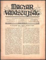 1935 Bp., A Magyar Vadászújság, vadászati, vadtenyésztési és vadgazdasági lap, a Magyar Vadászok Országos Szövetsége hivatalos közlönye XXXV. évfolyam 21. szám