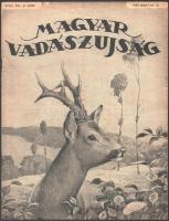 1933 Bp., A Magyar Vadászújság, vadászati, vadtenyésztési és vadgazdasági lap, a Magyar Vadászok Országos Szövetsége hivatalos közlönye XXXIII. évfolyam 8. szám