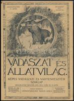 1917 A Vadászat és Állatvilág, képes vadászati és vadtenyésztési szaklap XVII. évfolyamának 15. száma