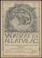 1916 A Vadászat és Állatvilág, képes vadászati és vadtenyésztési szaklap XV. évfolyamának 14. száma