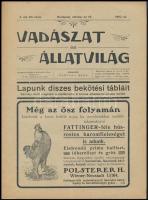 1910 A Vadászat és Állatvilág, a Magyar Ebtenyésztők és Ebkedvelők Egyesületének hivatalos közlönye X. évfolyam 20. szám