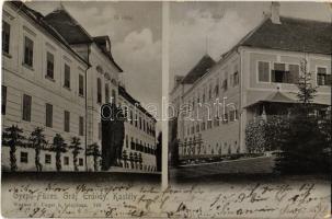 ~1899 Gyepűfüzes, Gyepű-Füzes, Gornji Fides, Kohfidisch; Gróf Erdődy kastély fő és déli oldal. Wagner F. Unger I. tulajdona / castle (EK)