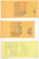 Horvátország 1993. 5K előlapi színpróba + 20K előlapi színpróba + 50K előlapi színpróba + 200K előla...