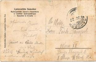 1913 Szamobor, Ljetovaliste-Samobor; Vízgyógyintézet, vár / Hydropaticki zavod / L'institut hyd...