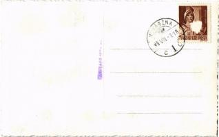 1943 Kovászna-fürdő, Baile Covasna; strand, Turul fényképészet / swimming pool, photography atelier....