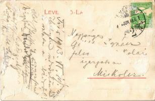 1913 Temesvár, Timisoara; Kossuth tér, Korona Bank, Deutsch Testvérek, Morgenstern Zsigmond, Steinga...