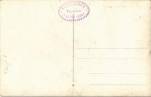 1936 Gyimes, Ghimes; Vedere cu Gara / Vasútállomás, tehervonat, gőzmozdony / railway station, freigh...