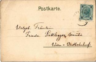 1903 Lilienfeld, Kellerstübel, Stift Abtei / abbey, restaurant interior. A. Schwidernoch  (EB)